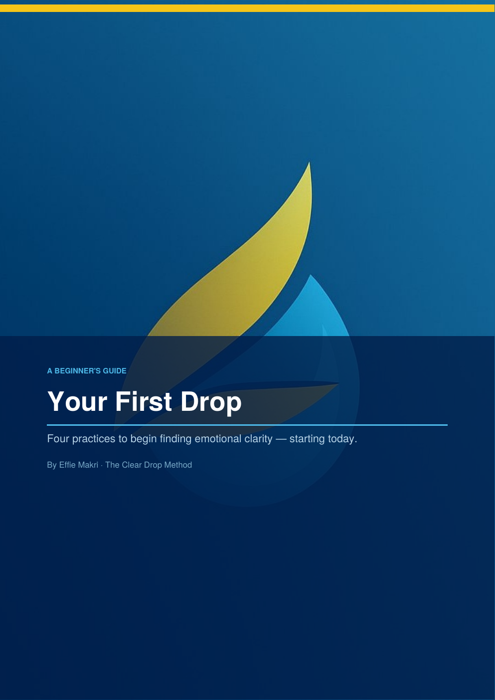 Your First Drop — Free Guide